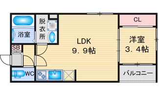 【間取り】 | BLY鶴里 | 略図の為、現状優先