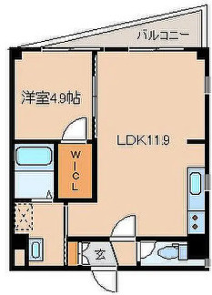 茅野市ちの　1棟マンション+店舗の間取り