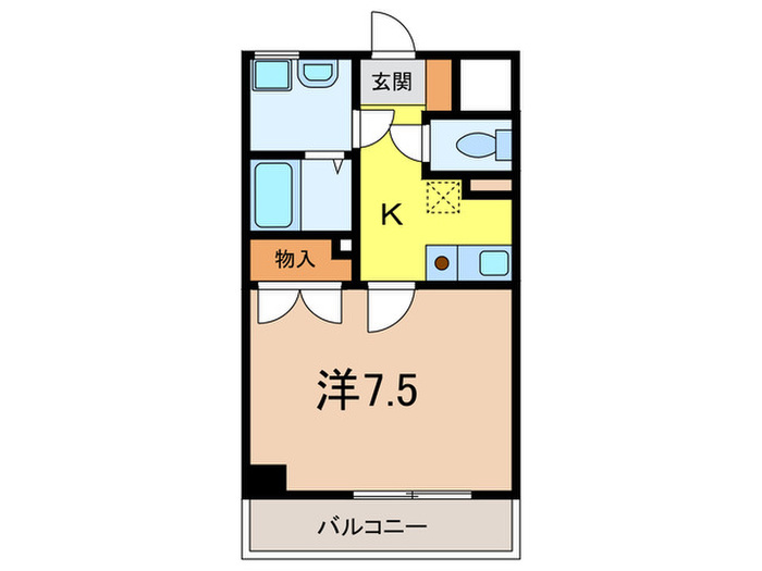 パレ甲南山手の間取り