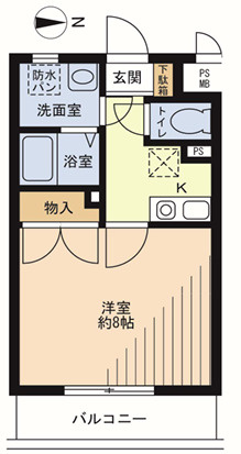 パレ甲南山手の間取り