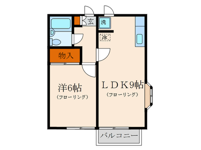 グランツ六甲の間取り