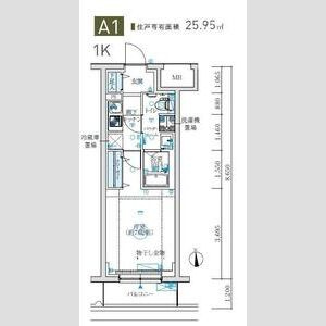 川崎市多摩区西生田２丁目の賃貸マンションの間取り
