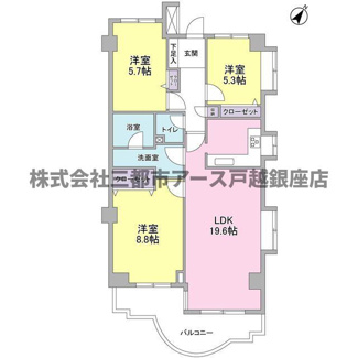 【間取り】 | ブロンズストーン宇田川 | ブロンズストーン宇田川