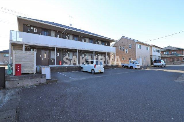 サンデュールの駐車場