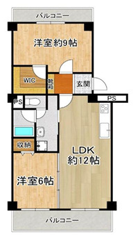 コープ野村恩地C棟の間取り
