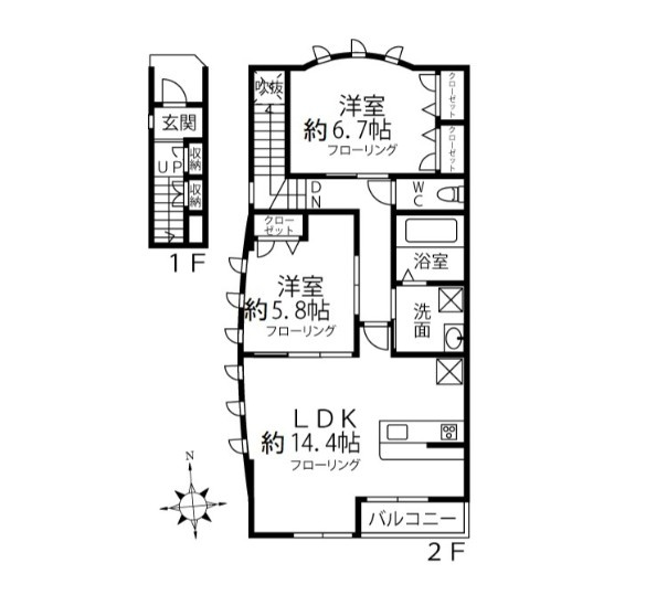 ラシュレの間取り
