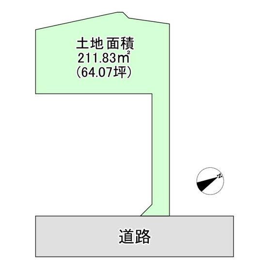 【土地図】 | ◆町田市小山田町　建築条件なし売地◆