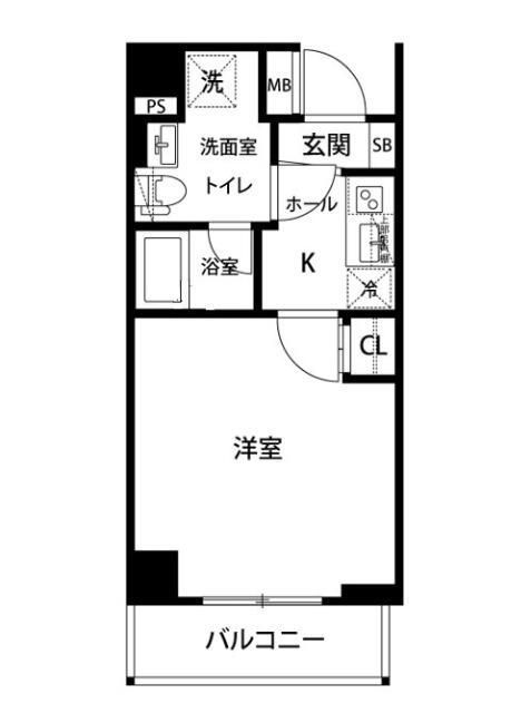 ＢＬＡＮＣＮＯＩＲ　Ｋｉｔａ－Ａｋａｂａｎｅの間取り|間取りです。
