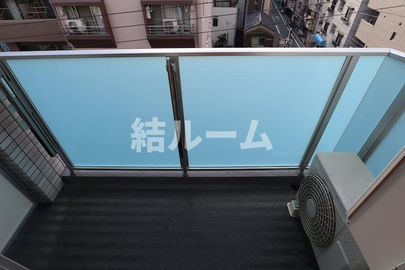 板橋区本町の賃貸マンションのバルコニー