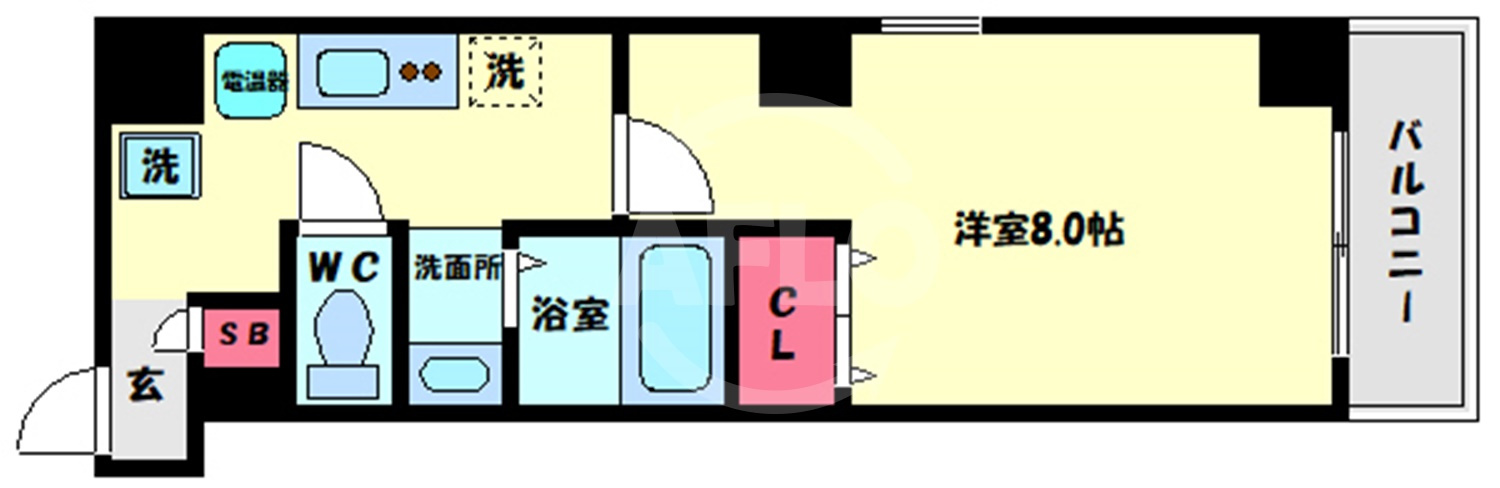 ファイブスター九条の間取り|ファイブスター九条　間取り