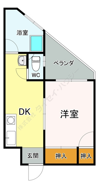 第２東洋ビルの間取り