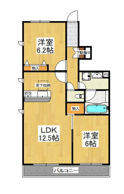 ベルアージュの間取り