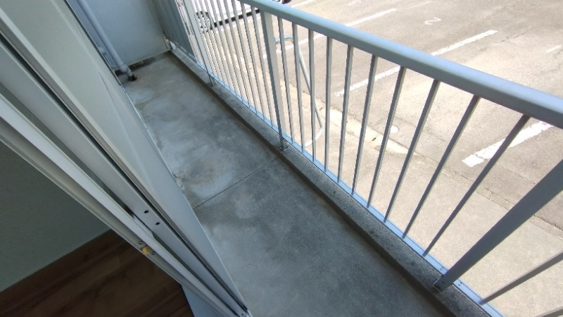 岡崎市宇頭南町のアパートの庭