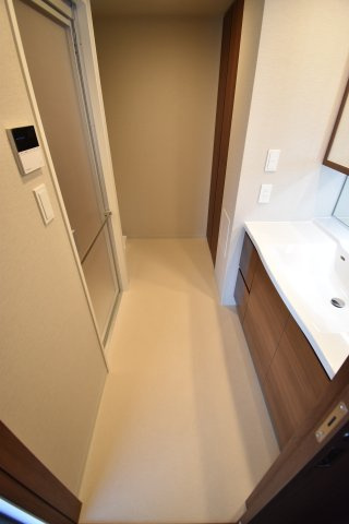 リバーガーデンタワー上町台筆ヶ崎の洗面所
