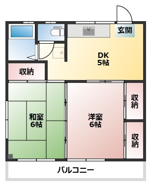 ツカサハイツの間取り