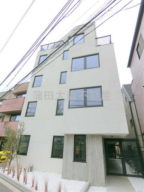 The Aigrette Minami-Kamataジ・エグレットミナミカマタ@仲介手数料無料の外観|2023年11月築　RC鉄筋コンクリート造地上5階建て総戸数14戸
東京都大田区南蒲田1丁目　京急本線京急蒲田駅徒歩3分