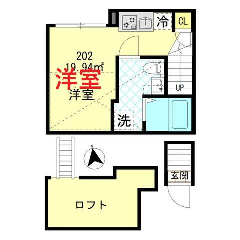 【間取り】 | インベスト蒲田４５