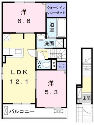ファイン　ブライトⅡの間取り