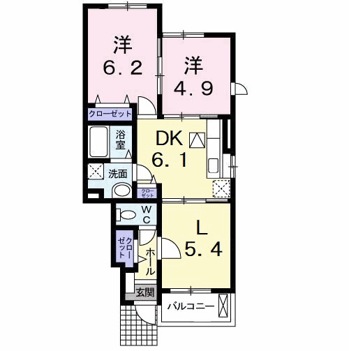 プリマベーラDの間取り