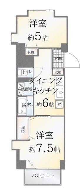 マナロコーポの間取り
