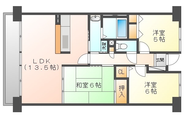 グランコート野田の間取り