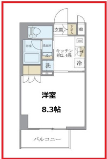 【間取り】 | レクシード両国駅前