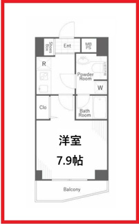 【間取り】 | クレアシオン浅草Ⅱ