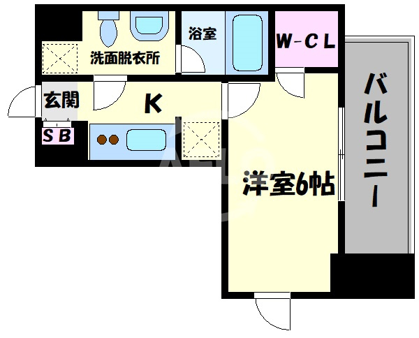 セイワパレス大今里の間取り|セイワパレス大今里　間取り
