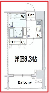 【間取り】 | フュージョナル秋葉原