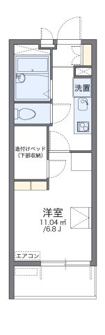 レオパレスよろずまちの間取り
