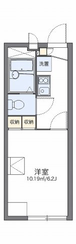レオパレスシエナ九品寺Ⅰの間取り