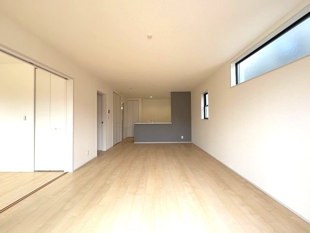 【仲介手数料半額】Livele Garden.S 川越中台　新築戸建全13棟の居間・リビング|LDK17.7帖