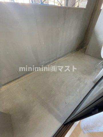 大阪市東成区玉津２丁目の賃貸マンションのバルコニー