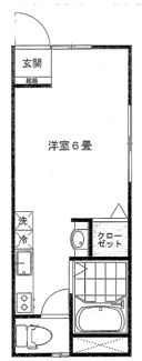 【間取り】 | グリーンハイツ | 間取りです。