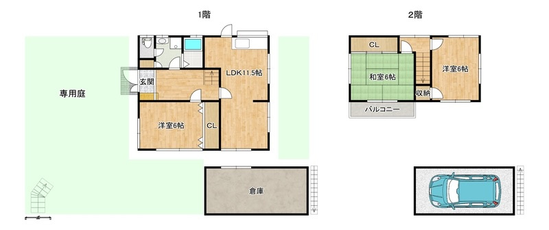 Ｃｏｚｙ東自由が丘３Ⅱの間取り|◆ペットと暮らせる戸建賃貸
