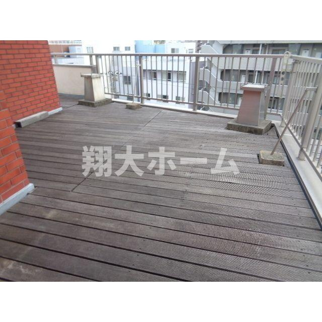 荒川ゲートウェイのバルコニー
