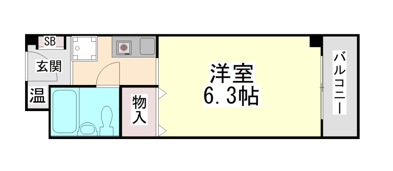 ベレーロ魚崎の間取り
