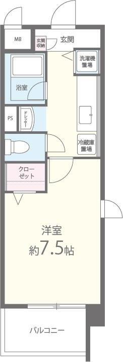 ヴィレイア１０１ の間取り