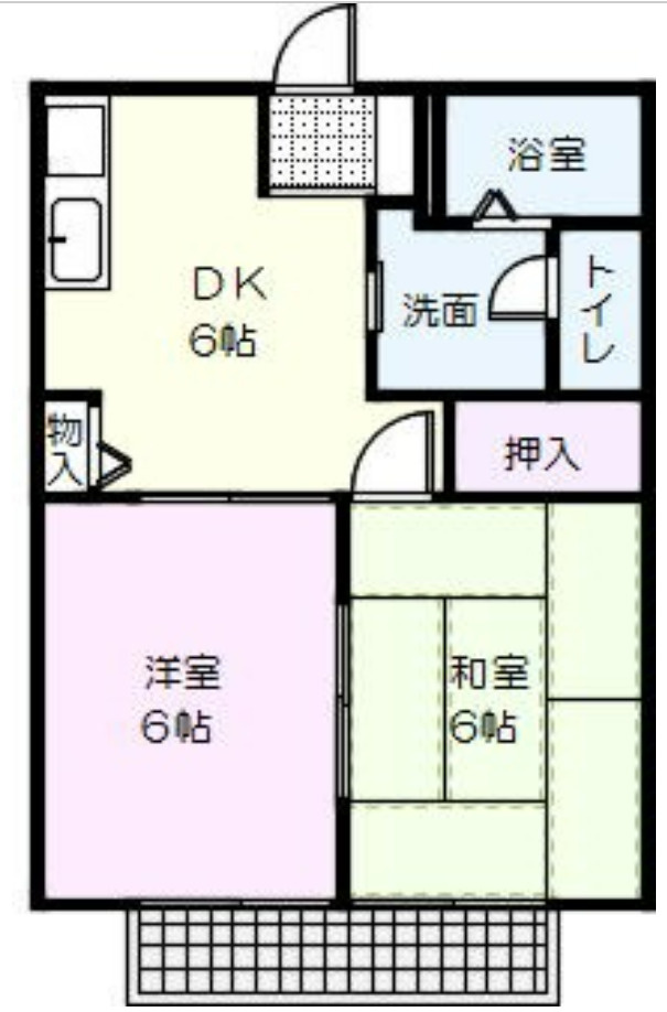 メゾンボナールの間取り