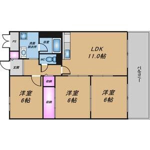 シャトー南船場の間取り