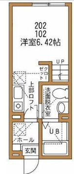 【間取り】 | ハーミットクラブハウス三ツ境