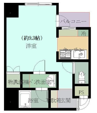 コーポ向島の間取り