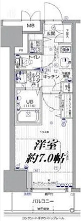 エスリード大手前の間取り