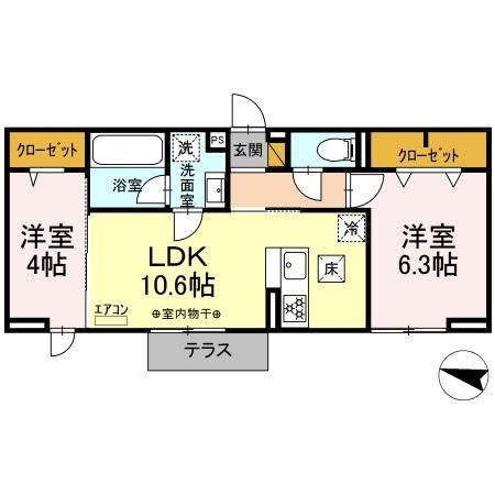 【間取り】 | フルール