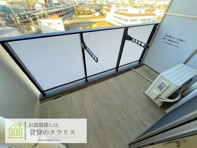 グローリードミール開田のバルコニー