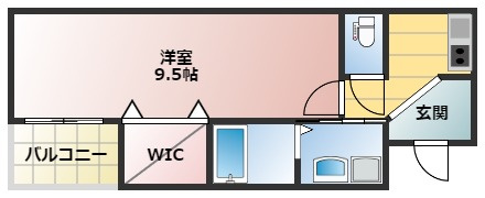 Daisyou Heightsの間取り