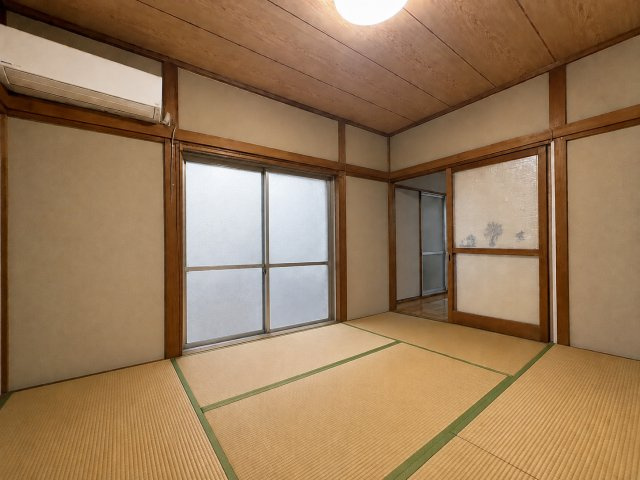 【和室】 | ◆川崎区昭和2丁目　中古戸建◆ | ◆気持ちの良い風が室内へ入り込む居室。家具を配置しても広々ご利用いただけます！！　※AIで加工しております。　※AIで加工しております。