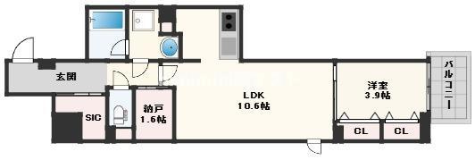 アーバネックス堺筋本町の間取り
