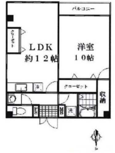Ｋ－１ビルの間取り