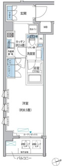 【間取り】 | プラネソシエ大森山王